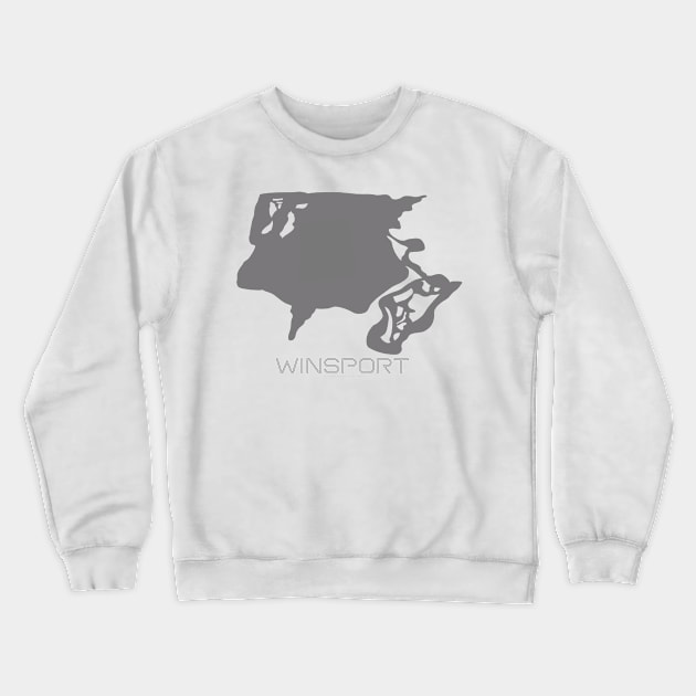 WinSport Resort 3D Crewneck Sweatshirt by Mapsynergy